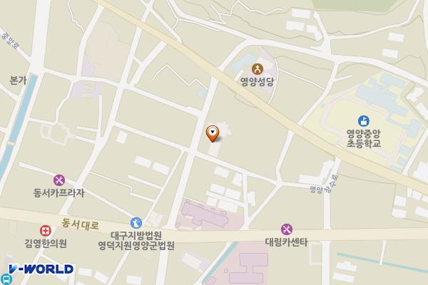 영양문화원 위치 지도 — 경상북도 영양군 영양읍 군민회관길 7