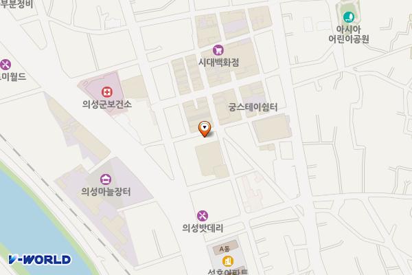 의성전통시장 입구 화장실 위치 지도 — 경상북도 의성군 의성읍 전통시장1길 6-1