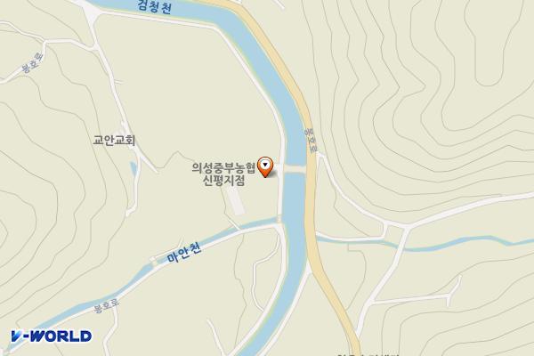 의성중부농협 신평주유소 화장실 위치 지도 — 경상북도 의성군 신평면 봉호로 2413