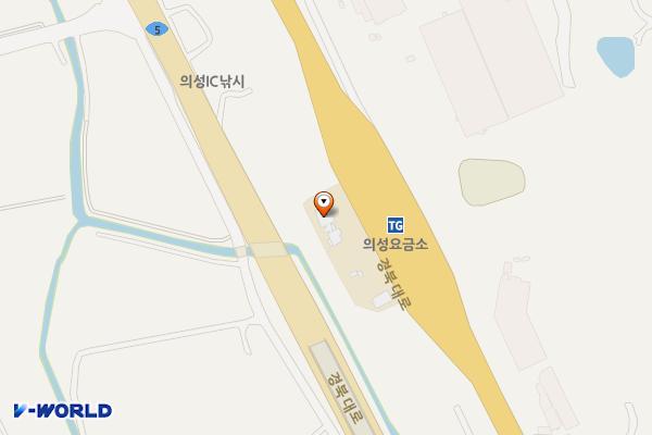 의성 I.C 영업소 위치 지도 — 경상북도 의성군 봉양면 경북대로 4306-35