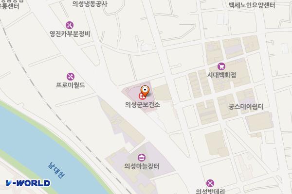 의성군 보건소 화장실 위치 지도 — 경상북도 의성군 의성읍 구봉길 228