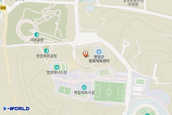 영양군민회관 위치 지도 — 경상북도 영양군 영양읍 군민회관길 46