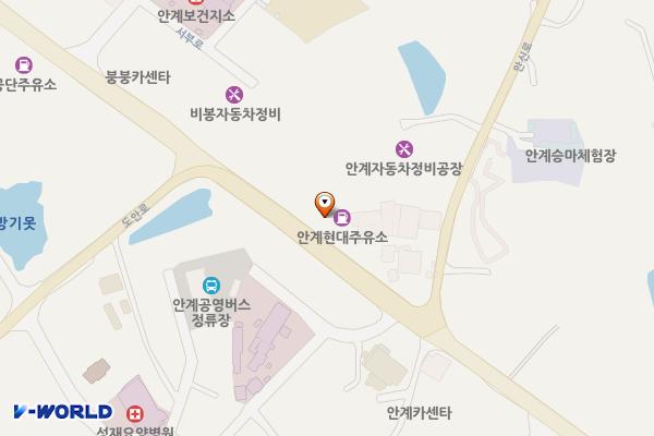 안계현대주유소 화장실 위치 지도 — 경상북도 의성군 안계면 서부로 1750