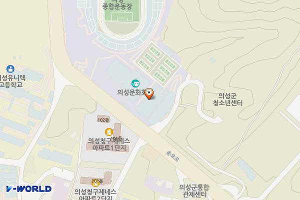 경북의성컬링센터 화장실 위치 지도 — 경상북도 의성군 의성읍 충효로 72