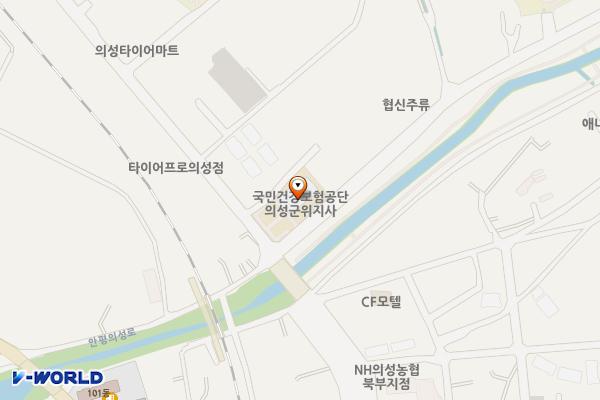 국민건강보험공단(의성) 화장실 위치 지도 — 경상북도 의성군 의성읍 북원3길 3