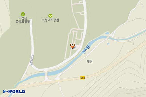 의성군 천제공원 화장실 위치 지도 — 경상북도 의성군 의성읍 의성길안로 287-16