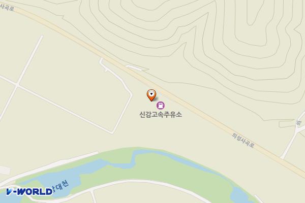 신감고속주유소 화장실 위치 지도 — 경상북도 의성군 사곡면 의성사곡로 764