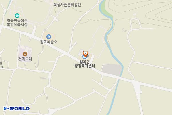 점곡면사무소 화장실 위치 지도 — 경상북도 의성군 점곡면 점곡길 73