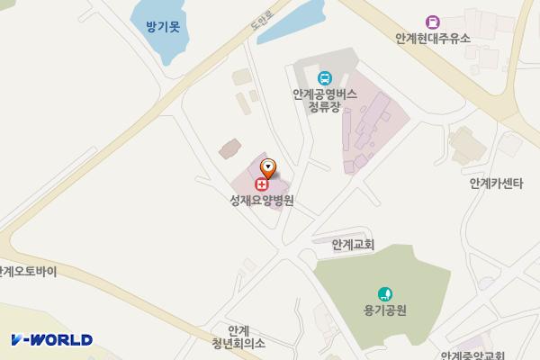 성제요양병원 화장실 위치 지도 — 경상북도 의성군 안계면 안계길 200