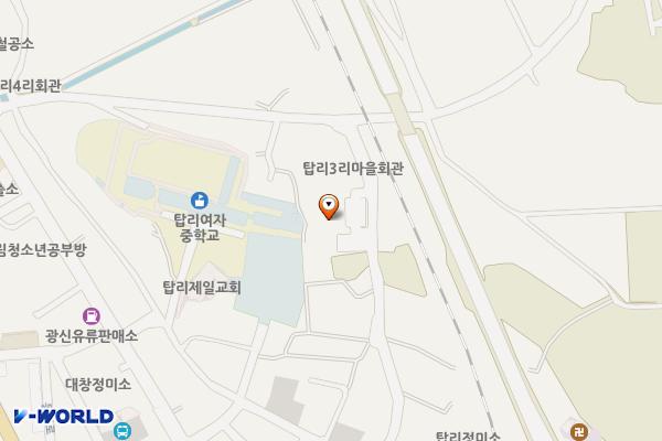 탑리오층석탑 시가공원 화장실 위치 지도 — 경상북도 의성군 금성면 탑리3길 23