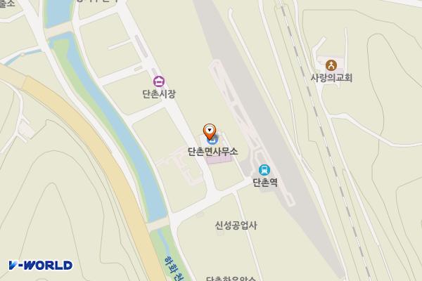 단촌면사무소 화장실 위치 지도 — 경상북도 의성군 단촌면 장터길 23