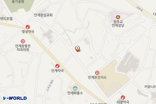 의성안계우체국 공중화장실(1층) 위치 지도 — 경상북도 의성군 안계면 안계시장길 54
