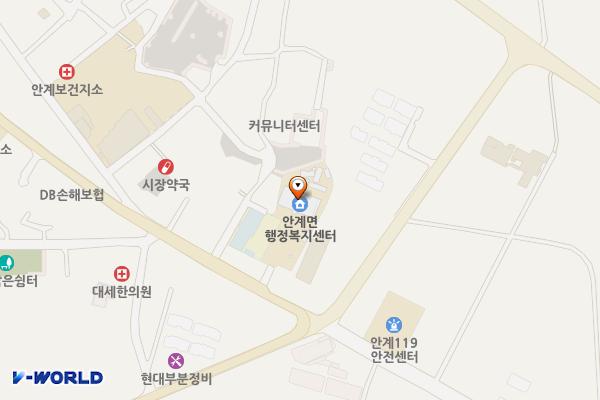 안계면사무소 화장실 위치 지도 — 경상북도 의성군 안계면 안계길 114