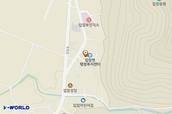 입암행정복지센터 위치 지도 — 경상북도 영양군 입암면 조기리길 10