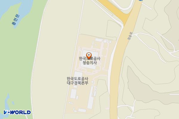 한국도로공사 청송지사(본관) 위치 지도 — 경상북도 청송군 파천면 청송로 5359, 한국도로공사 청송지사
