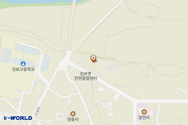 효나눔복지센터 위치 지도 — 경상북도 청송군 진보면 영당로 9