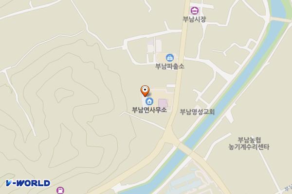 부남면사무소 위치 지도 — 경상북도 청송군 부남면 대전로 119, 부남면사무소
