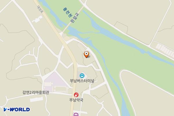 농협부남주유소 위치 지도 — 경상북도 청송군 부남면 대전로 156, 청송농협부남주유소