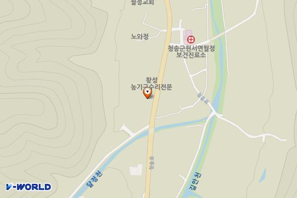 월정정류장 위치 지도 — 경상북도 청송군 현서면 청송로 333, 월정버스정류장