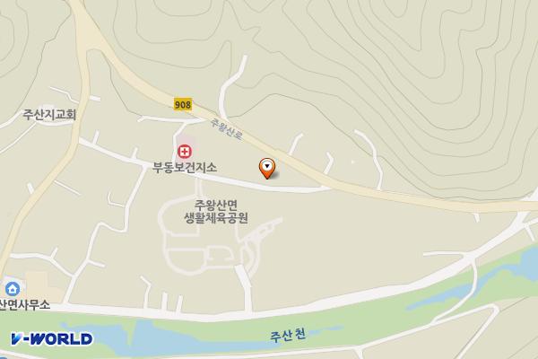 청송농협부동주유소 위치 지도 — 경상북도 청송군 주왕산면 주왕산로 1264