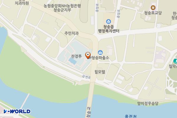 소헌공원 위치 지도 — 경상북도 청송군 청송읍 금월로 269, 소헌공원