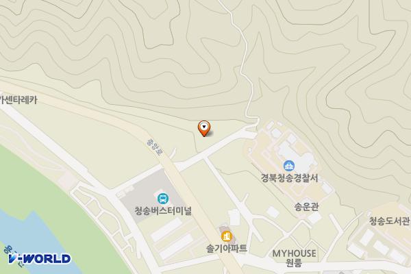 청송경찰서 위치 지도 — 경상북도 청송군 청송읍 월막1길 5-15, 청송경찰서
