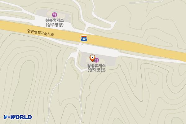 (주)남영전구 청송(영덕)주유소 위치 지도 — 경상북도 청송군 파천면 중평병부길 203-115