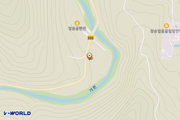 흑고산장앞(수세식) 위치 지도 — 경상북도 청송군 주왕산면 항리 368-1