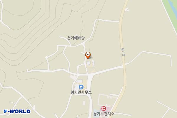 청기파출소 위치 지도 — 경상북도 영양군 청기면 청기1길 12