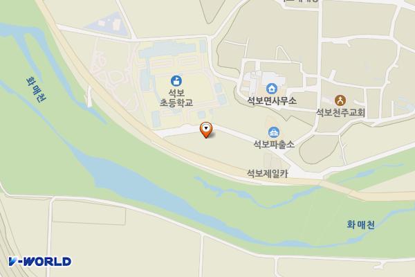 석보우체국 위치 지도 — 경상북도 영양군 석보면 원리길 6-1