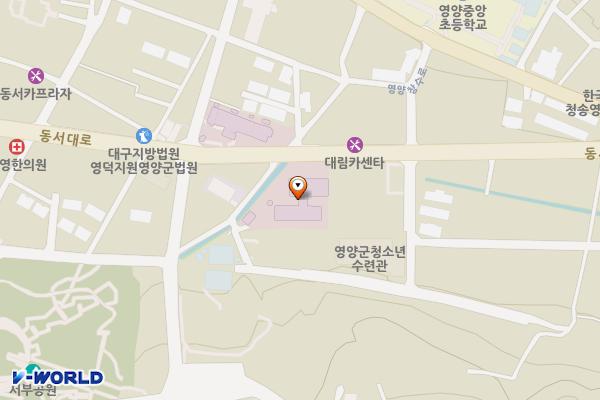 영양군 보건소 위치 지도 — 경상북도 영양군 영양읍 동서대로 82