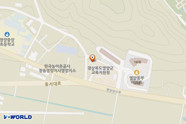영양교육청 위치 지도 — 경상북도 영양군 영양읍 영양창수로 83