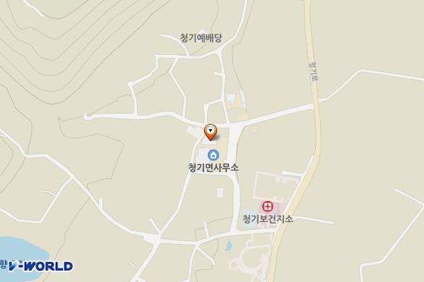 청기면사무소 위치 지도 — 경상북도 영양군 청기면 청기1길 9-6