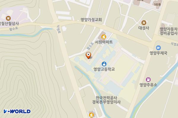 영양도서관 위치 지도 — 경상북도 영양군 영양읍 중앙로 81