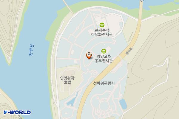 선바위공중화장실 위치 지도 — 경상북도 영양군 입암면 영양로 883-5