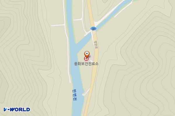 용화 보건지소 위치 지도 — 경상북도 영양군 일월면 영양로 3773