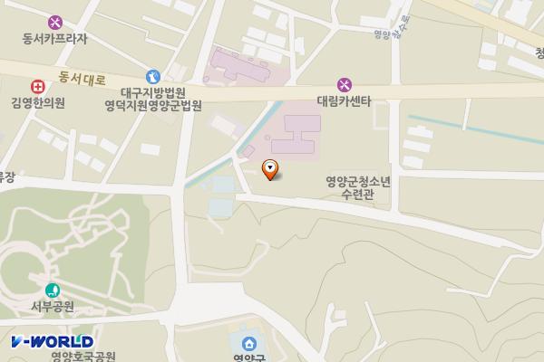 영양군노인복지관 위치 지도 — 경상북도 영양군 영양읍 국개음지길 7