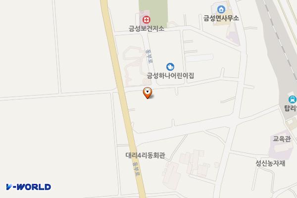 금성온누리터공영주차장 위치 지도 — 경상북도 의성군 금성면 대리리 135-4