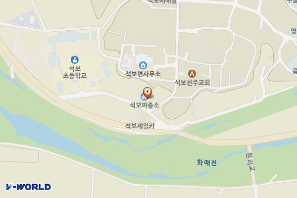 석보 파출소 위치 지도 — 경상북도 영양군 석보면 원리길 15