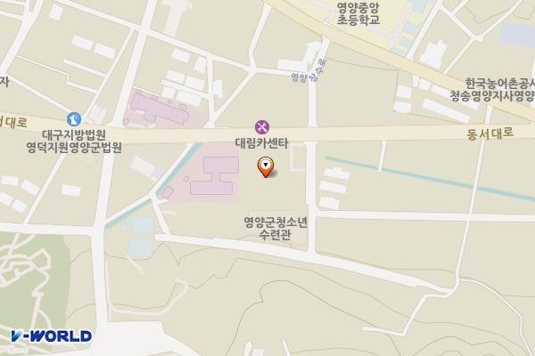 영양군 복지회관 위치 지도 — 경상북도 영양군 영양읍 동서대로 90