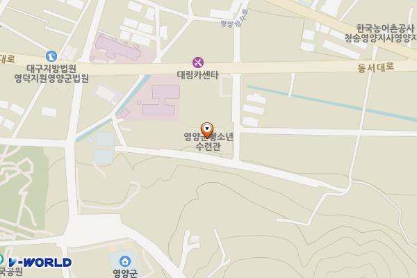 영양군 청소년수련관 위치 지도 — 경상북도 영양군 영양읍 동서대로 92