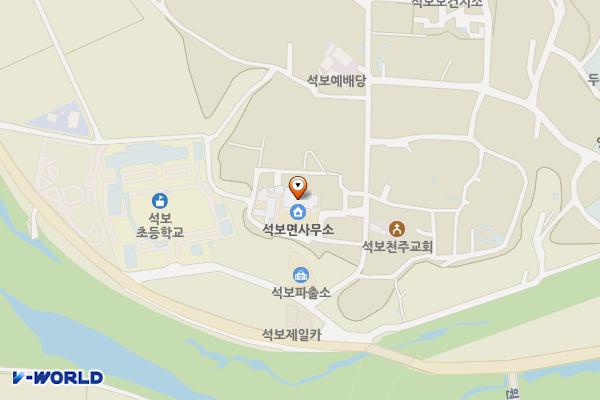 석보 면사무소 위치 지도 — 경상북도 영양군 석보면 원리3길 3