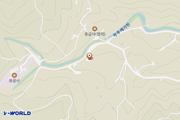 금곡리 유금사 주차장 위치 지도 — 경상북도 영덕군 병곡면 금곡리 850