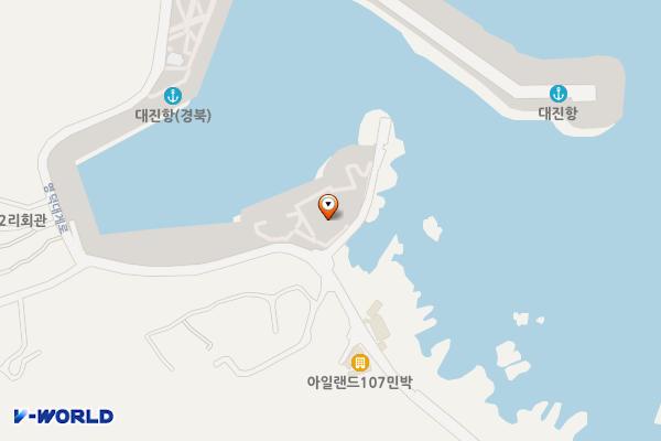 대진항 대게공원 위치 지도 — 경상북도 영덕군 영해면 대진리 220-6