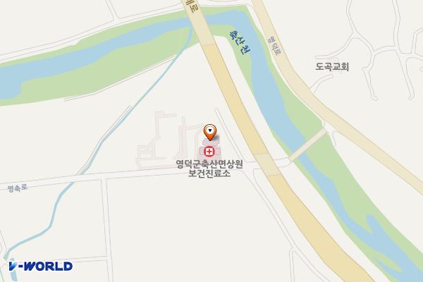 상원리 게이트볼장 옆 위치 지도 — 경상북도 영덕군 축산면 영축로 969