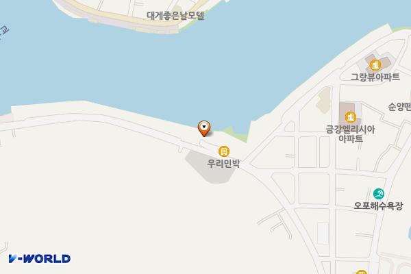 오포3리 물양장(부산철공소 앞) 위치 지도 — 경상북도 영덕군 강구면 신강구길 41