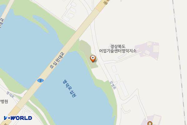 우곡리 우곡동산 위치 지도 — 경상북도 영덕군 영덕읍 우곡리 373-7