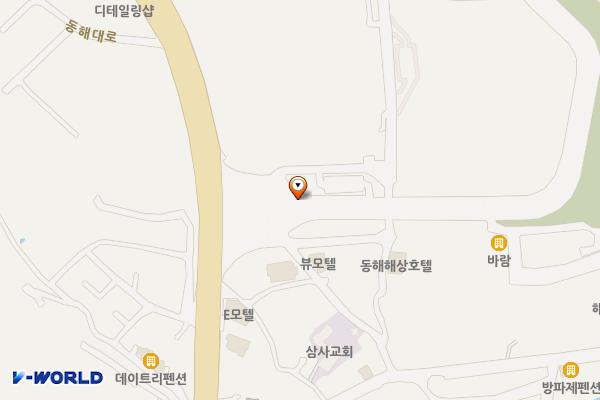 삼사리 해상공원 입구 위치 지도 — 경상북도 영덕군 강구면 삼사리 302