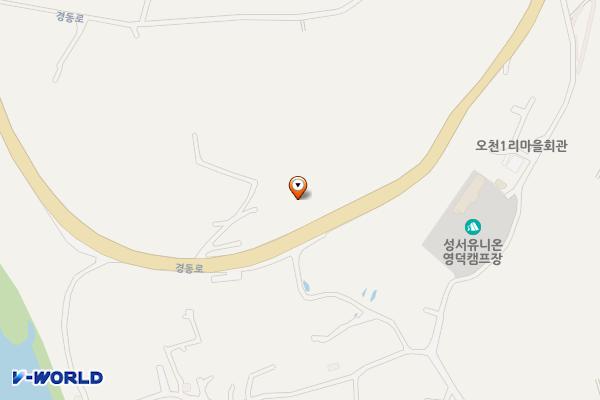 오천리 복숭아 판매조합 화장실 위치 지도 — 경상북도 영덕군 지품면 오천리 496-2