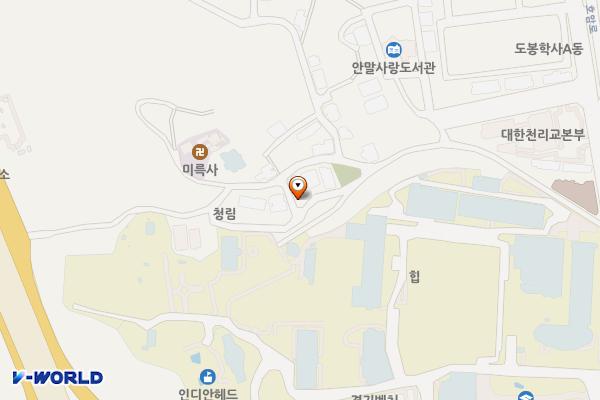 호원동안말2지구 제2주차장 위치 지도 — 경기도 의정부시 호원동 235-18